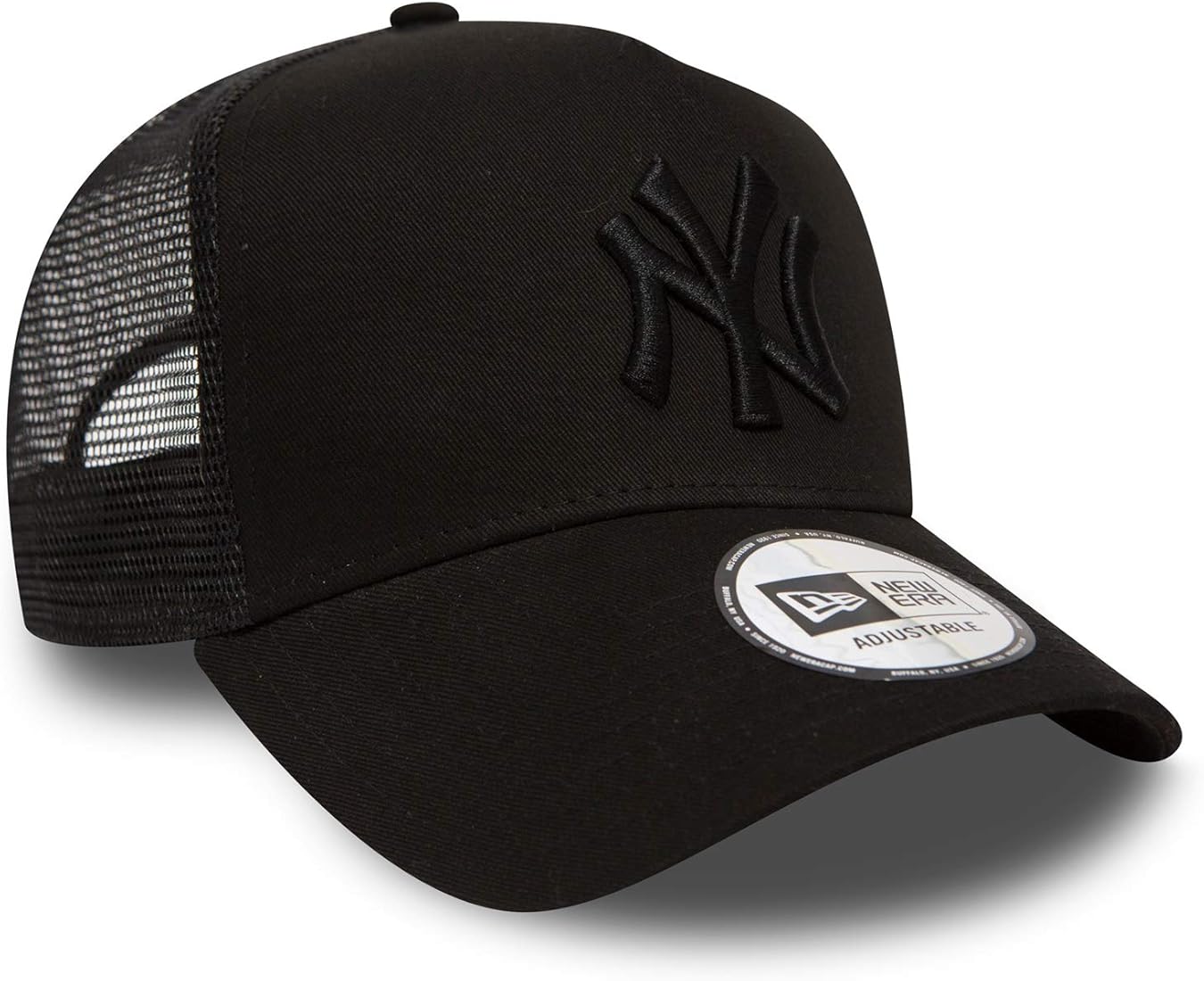 New Era Men's 9Forty AF Trucker New York Yankees Cap, Black/Black